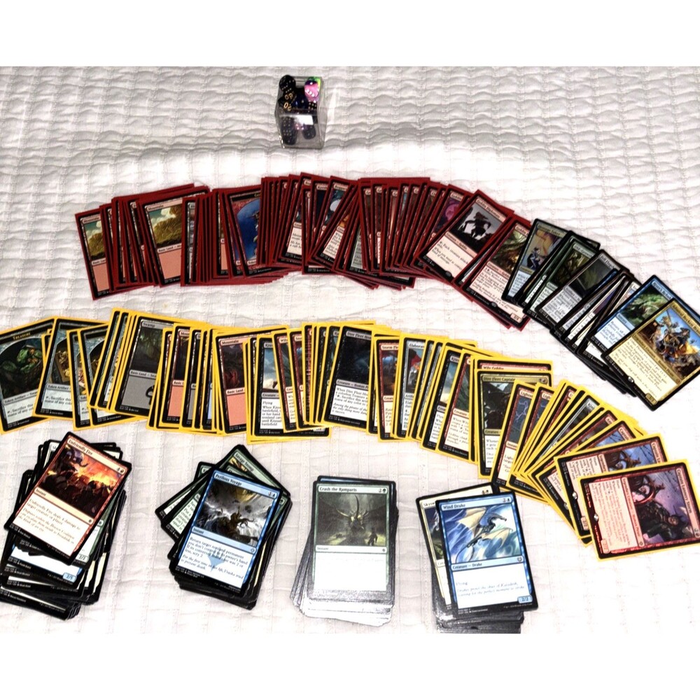 Magic The Gathering Card and Dice Lot 2017